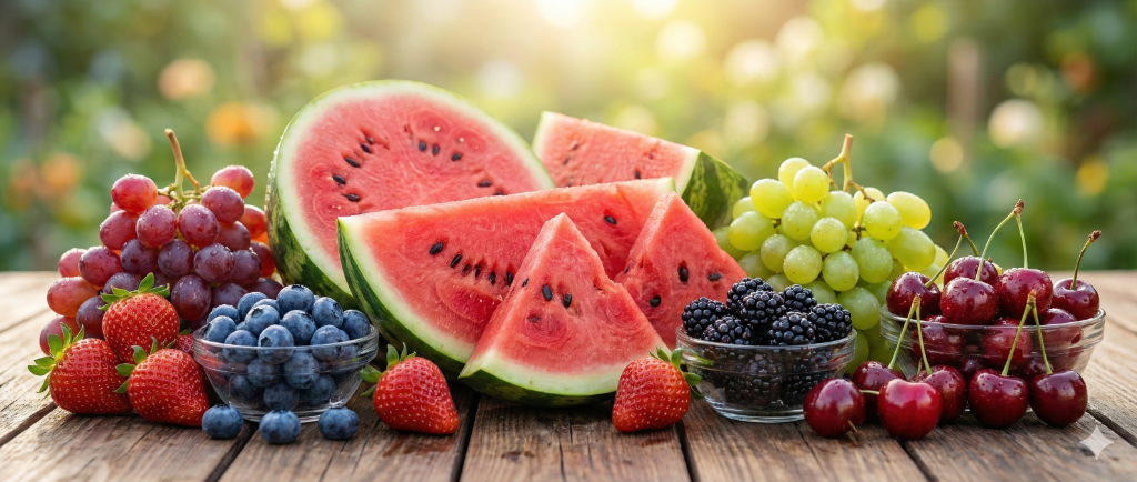 Frutas Frescas Selecionadas colhidas no dia e entregues em Porto Alegre