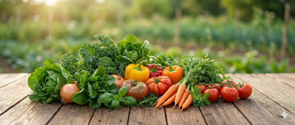 Vegetais e Legumes frescos direto de famílias produtoras